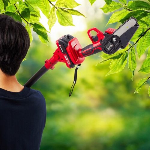 Pilarka Akumulatorowa Z WYSIĘGNIKIEM 2,5m Piła Łańcuchowa 20V 800W 2 na Arena.pl