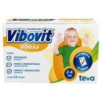 Vibovit Bobas witaminy dla dzieci smak waniliowy 44 saszetki
