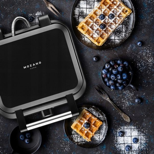 GOFROWNICA 2200W XXL 2 CHRUPIĄCE PUSZYSTE GOFRY XXL DUŻA SOLIDNIE WYKONANA zdjęcie 2