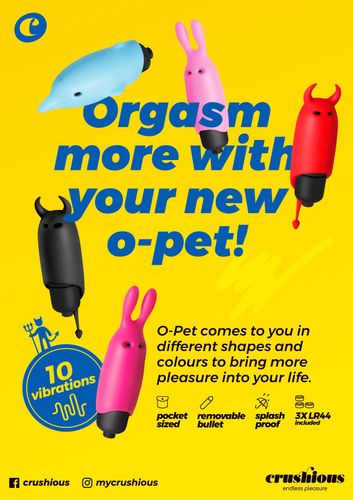 Crushious O-Pet Rabbit With 10 Vibration Bullet Pink na Arena.pl