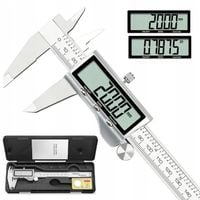 DOKŁADNA SUWMIARKA ELEKTRONICZNA ZE STALI NIERDZEWNEJ CYFROWA 0-150mm