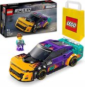 LEGO SPEED Champions 76935 NASCAR Next Gen Chevrolet Camaro ZL1 torba