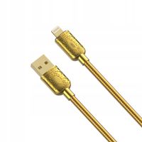 2 x XO kabel NB216 USB - Lightning 100cm 2.4A złoty