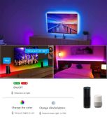 Taśma LED RGB smart muzyka wifi Alexa Google Assistant
