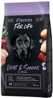 FITMIN DOG FOR LIFE LIGHT & SENIOR sucha karma dla PSA psy starsze 12 kg