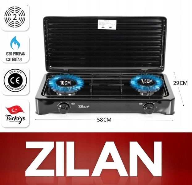 KUCHENKA GAZOWA 2 PALNIKI PRZENOŚNA + WĄŻ REDUKTOR zdjęcie 7