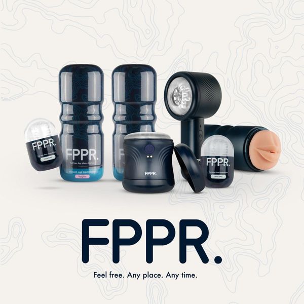Fppr. - 2 Sided Vibrating Masturbator Blue zdjęcie 9