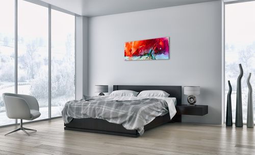 Obraz Na Płótnie - Kompozycja Dynamika - 100X40 Cm - Ab100X40-4036 na Arena.pl