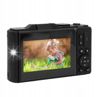 Aparat cyfrowy 4K 64MP UHD 18-krotny zoom Autofokus Retro kompaktowy