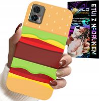 ETUI DO MOTOROLA EDGE 30 NEO - CASE BURGER CHEESEBURGER OBUDOWA PREZENT
