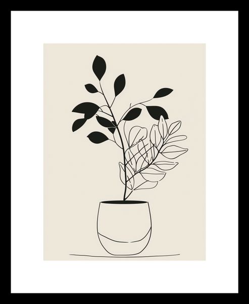 Plakat 15x20cm Prostota Doniczki zdjęcie 3