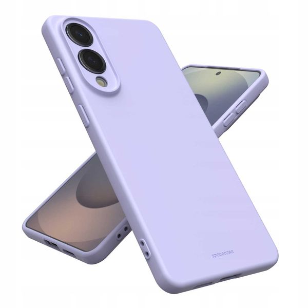 Spacecase Silicone Case 3.0 Galaxy S25 Edge Light Purple zdjęcie 2