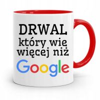 Dla Drwala Rębacza Kubek Czerwony Prezent Urodziny Z Nadrukiem Ze Zdjęciem