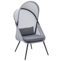 FOTEL OGRODOWY krzesło OGRODOWE na taras balkon mocne wygodne poducha