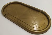 podstawka pod znicz 32cm złota