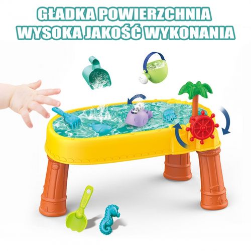 WOOPIE Stolik Wodny 2w1 Piaskownica Statek Pira na Arena.pl