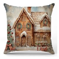 poszewka na poduszkę 45 x 45 cm motyw świąteczny boho pod205