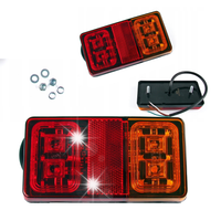 Lampa tylna LED do przyczepki 12V 24V 16x LED przyczepa koparka