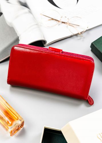 pojemny, duży portfel damski ze skóry ekologicznej - 4u cavaldi na Arena.pl