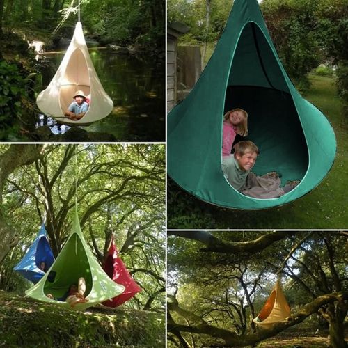 KOKON WISZĄCY NAMIOT HAMAK HUŚTAWKA GNIAZDO DO OGRODU POKOJU 150x140 INNY na Arena.pl