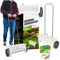 SIEWNIK OGRODOWY 12L do NASION TRAWA NAWÓZ ZESTAW