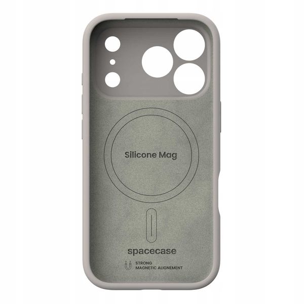 Spacecase Silicone Mag Iphone 17 Pro Max Stone zdjęcie 11