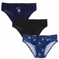 Majtki Slipy Chłopięce Bawełniane Kolorowe Rakiety 3-szt MORAJ 86-92