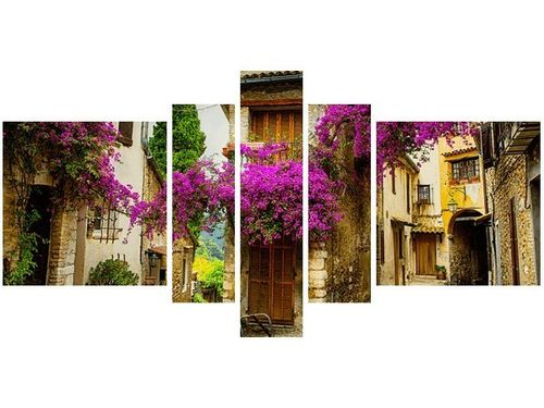 80CM 160CM OBRAZ 5 ELEM STARE MIASTO PROWANSJI DRUK ŚCIENNY na Arena.pl