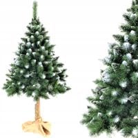 CHOINKA na PNIU 180 cm DIAMENTOWA GĘSTA Piękna z diamentowym wykończeniem