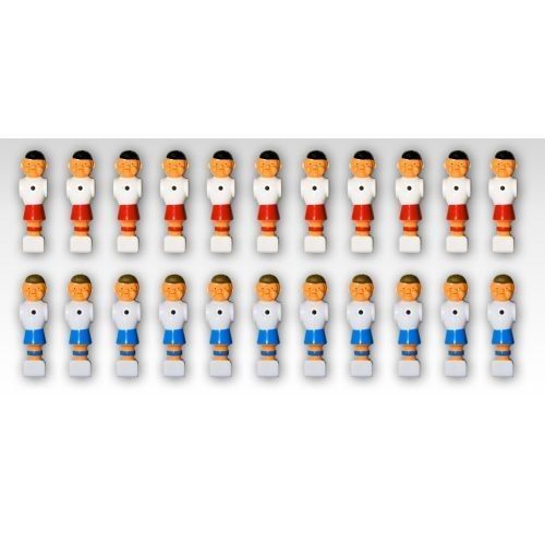 Komplet piłkarzyków 2 x 11 dwie drużyny na Arena.pl