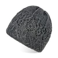 wełniana czapka zimowa damska paolo peruzzi a-02-gr