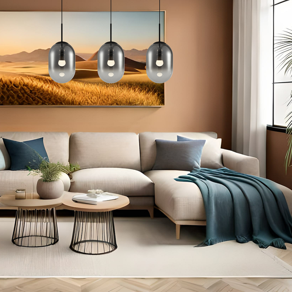 Lampa wisząca Alias Czarny 3xE14 zdjęcie 3