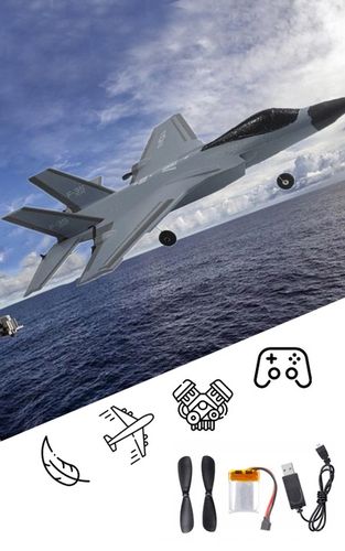 Samolot Zdalnie Sterowany Latający F35 Odrzutowiec RC JET Duży Zasięg Pilot na Arena.pl