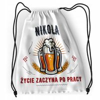 Plecak Dla Nikoli Sportowy Szkolny Worek Torba Z Nadrukiem Ze Zdjęciem