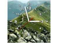 30X30CM ZEGAR GŁÓWNA GRAŃ TATR STOPAMI OBRAZ DREWNO