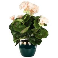 Doniczka Osłonka Zieleń Butelkowa Glamour Kula 14 x 12,5cm