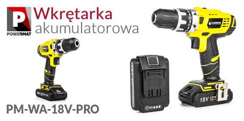WIERTARKO WKRĘTARKA AKUMULATOROWA 2 AKU LI-ION 18V na Arena.pl