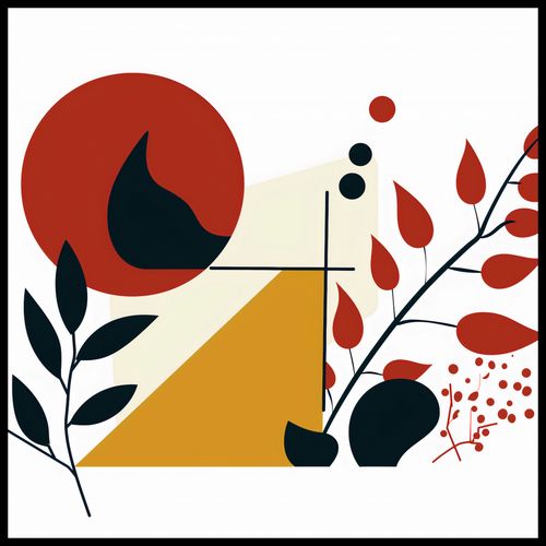 Plakat 100x100cm Ogień i Flora na Arena.pl