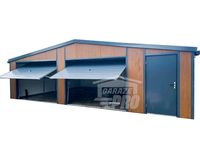 Garaż Ocieplany - Płyta Warstwowa  9x6 - 2x Brama uchylna 2x okno