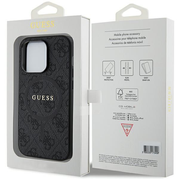 Etui Guess do iPhone 14 Pro Max, Czarny, MagSafe zdjęcie 8