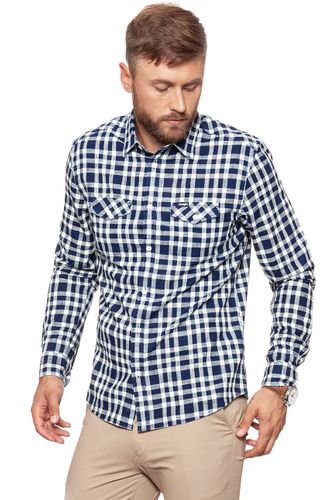 KOSZULA WRANGLER FLAP LIGHT INDIGO W5917OP4E M na Arena.pl