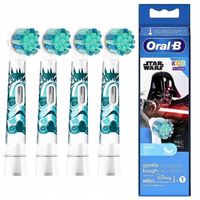 Końcówki Oral b dla dzieci do szczoteczki braun oryginalne Star Wars 4 szt.