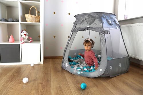 NAMIOT ZAMEK z piłkami kulkami 200 szt SUCHY BASEN na Arena.pl