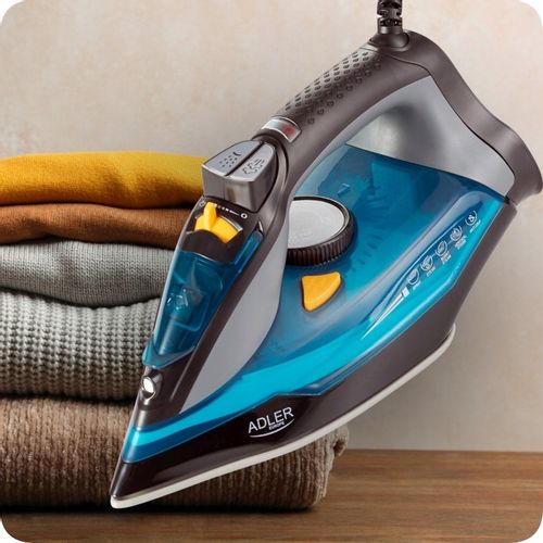 ŻELAZKO PAROWE 3000W STRAŻAK ANTI-CALC ANTI-DRIP ZE STOPKĄ CERAMICZNĄ na Arena.pl