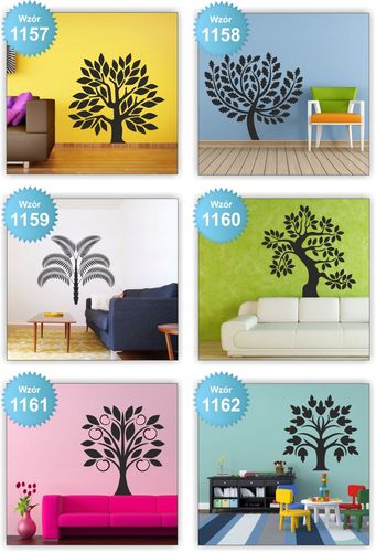 NAKLEJKI na ścianę ścienne DRZEWO drzewa 160cm na Arena.pl
