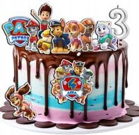 OPŁATEK URODZINY POSTACIE PSI PATROL + IMIĘ