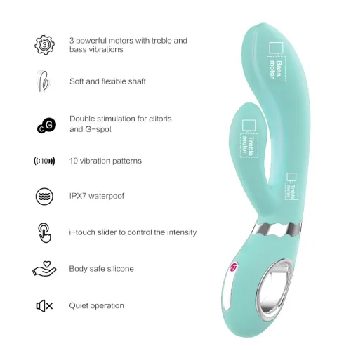 nomi tang wild rabbit 2 teal - zaawansowany model z 3 silnikami na Arena.pl