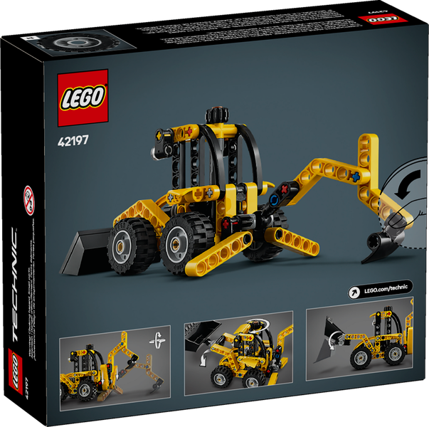 LEGO Technic Koparko-ładowarka koparka pojazd budowlany 42197 zdjęcie 2