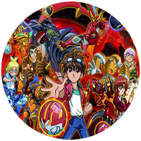 Opłatek na tort Bakugan