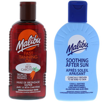 Malibu Olejek Do Opalania Z Marchewką I Kokosem 200ml + Balsam Po Opalaniu 200ml